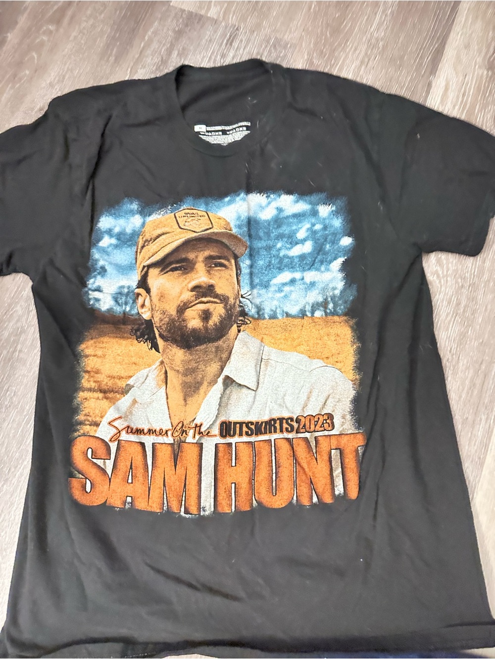 Sam Hunt Black Graphic Tour T-Shirt